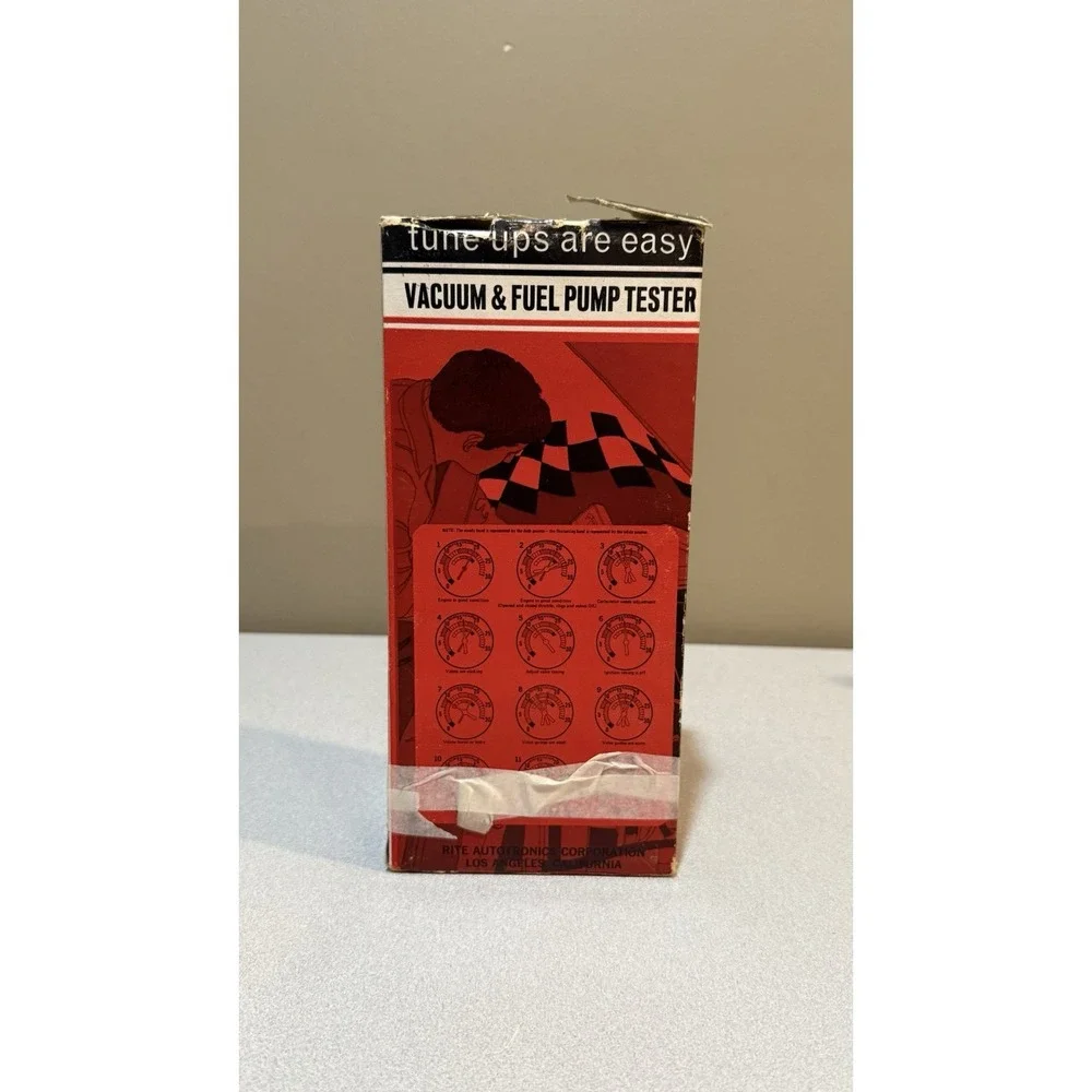 Vintage R.A.C. Vacuum And Fuel Pump Tester For Auto, Truck, Tractor, And Marine - Picture 4 of 10